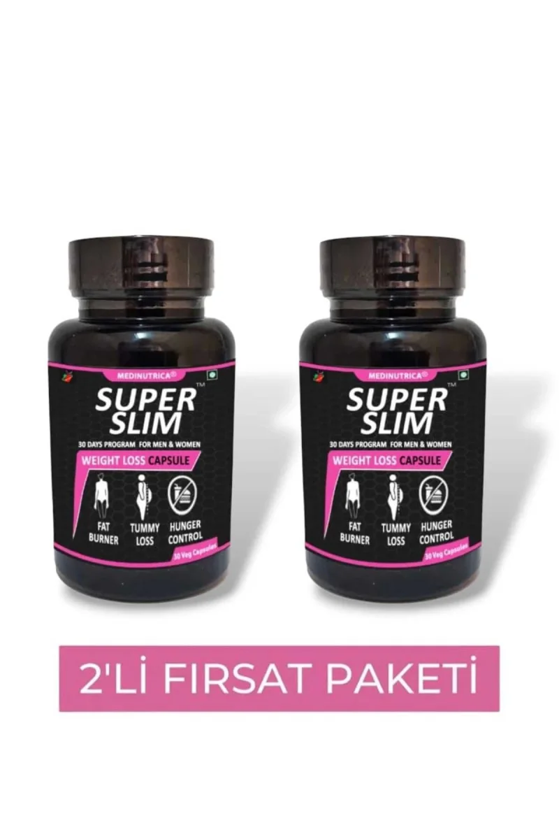 Medinutrica Super Slim Bölgesel Şekillendirici 30'lu Destekleyici X 2 Adet
