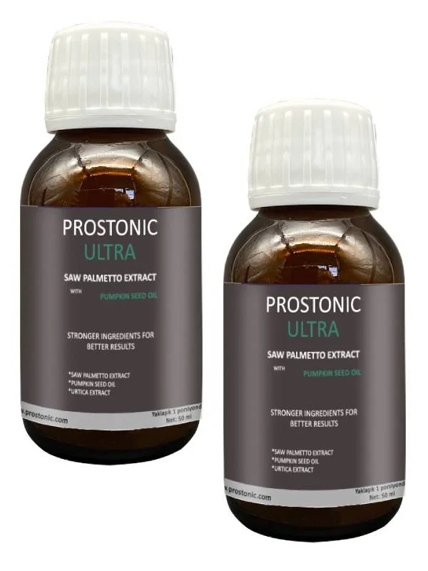 Prostonic Saw Palmetto Ultra Erkeklere Doğadan Gelen Rahatlık ve Canlılık Formülü 50 ml x 2 adet