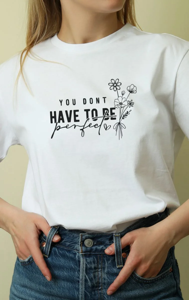 Unisex Oversize 24/1 Penye DTF Baskılı Tişört - DTF61