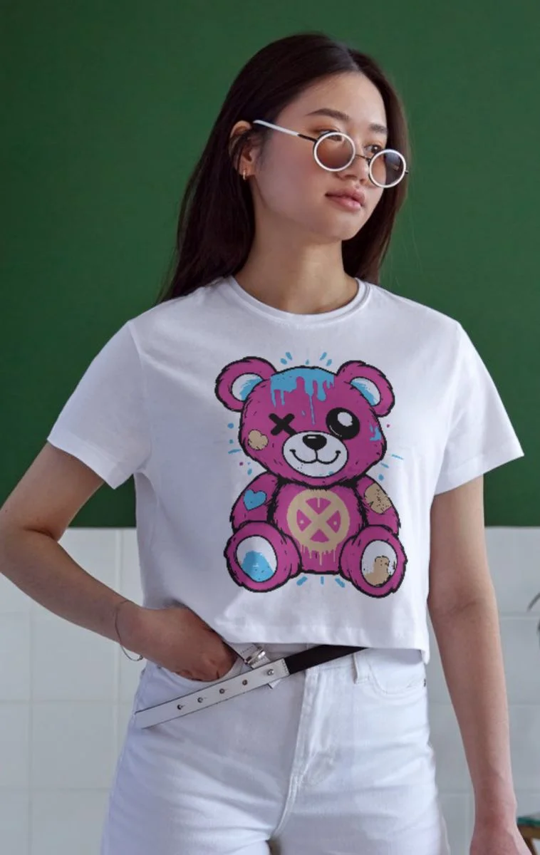 Unisex Oversize 24/1 Penye DTF Baskılı Tişört - DTF130