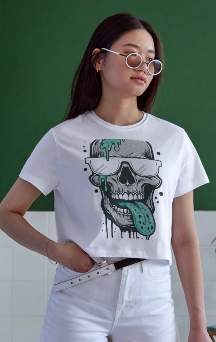 Unisex Oversize 24/1 Penye DTF Baskılı Tişört - DTF150