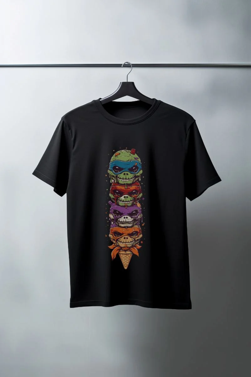 Unisex Oversize 24/1 Penye DTF Baskılı Tişört - DTF151