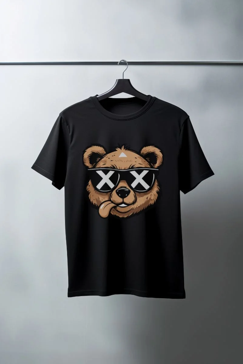 Unisex Oversize 24/1 Penye DTF Baskılı Tişört - DTF191