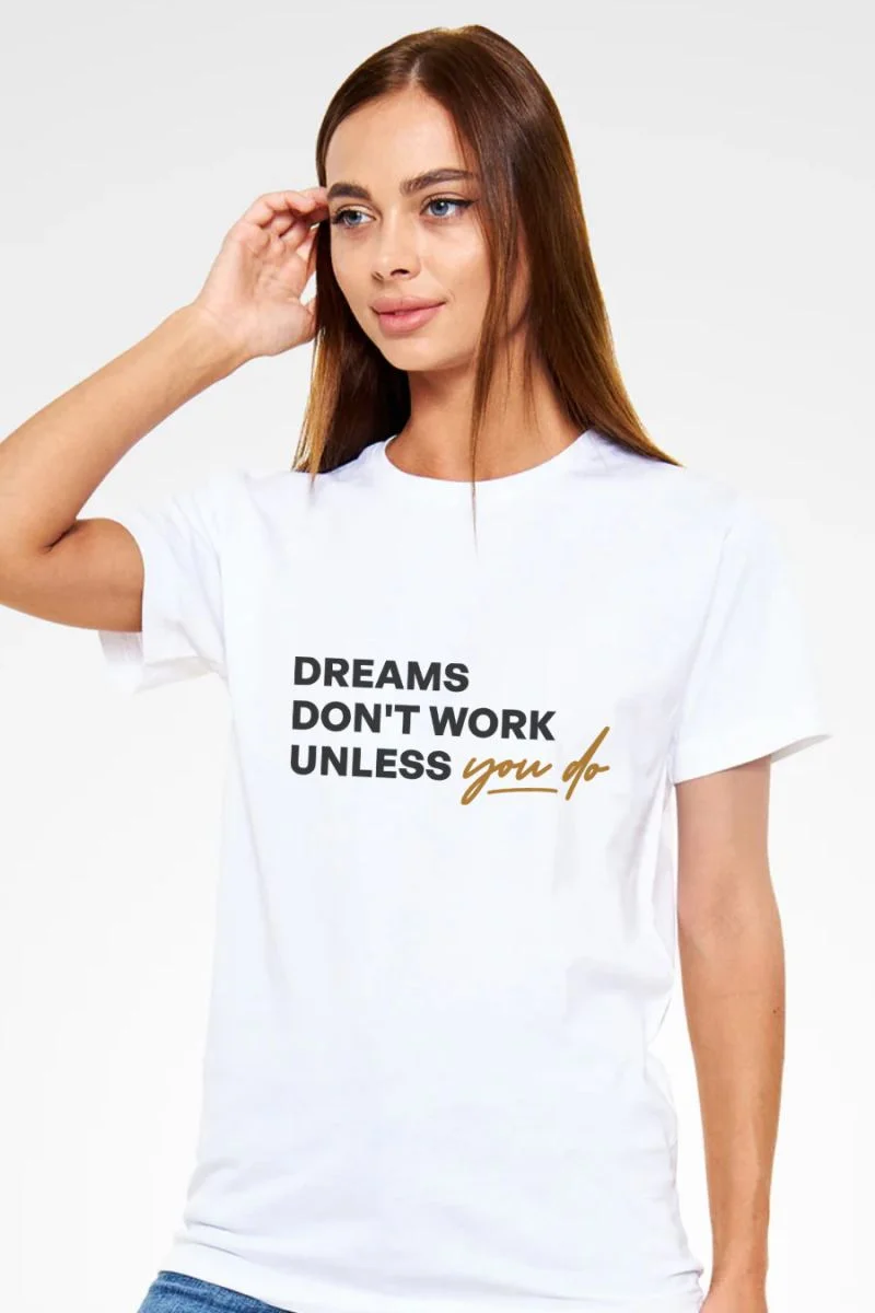 Unisex Oversize 24/1 Penye DTF Baskılı Tişört - DTF229
