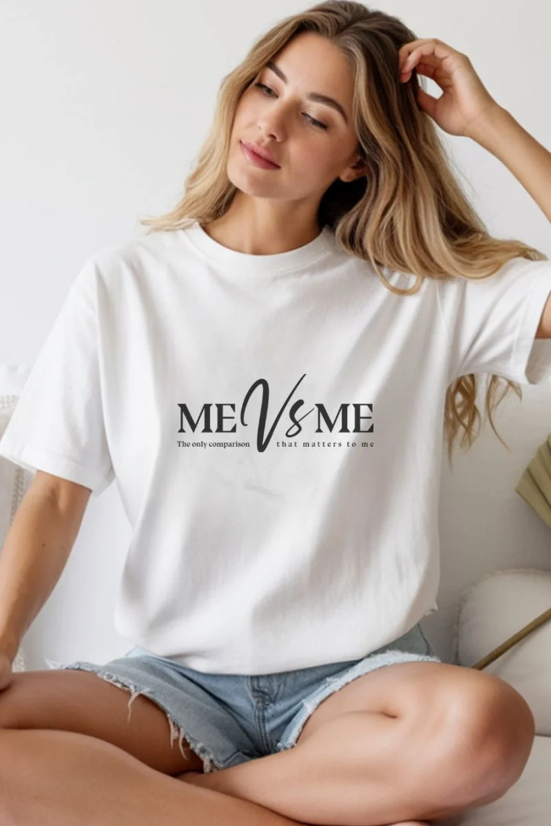 Unisex Oversize 24/1 Penye DTF Baskılı Tişört - DTF248