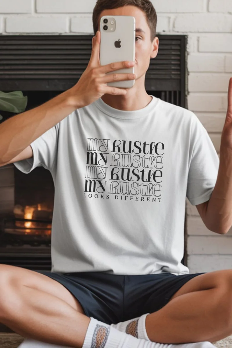 Unisex Oversize 24/1 Penye DTF Baskılı Tişört - DTF251