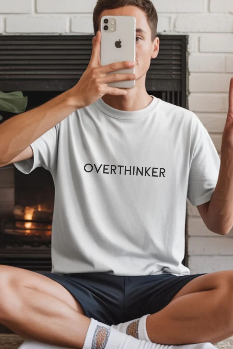 Unisex Oversize 24/1 Penye DTF Baskılı Tişört - DTF257