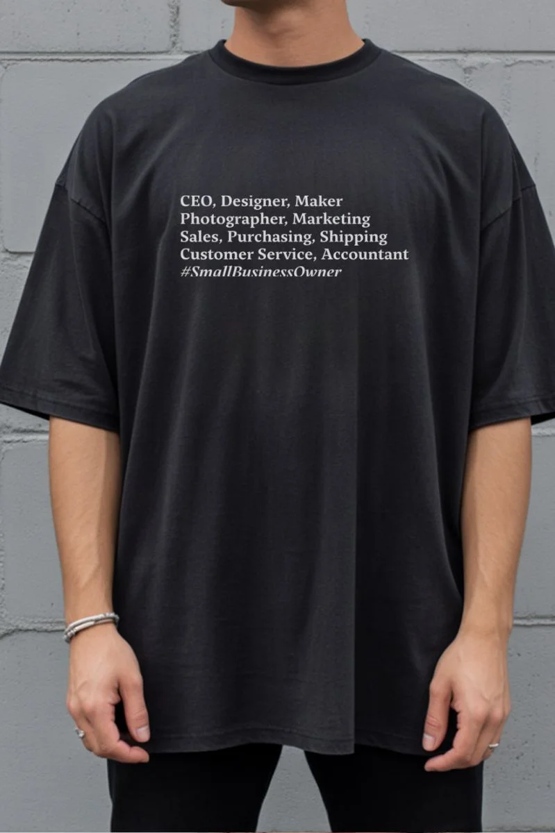 Unisex Oversize 24/1 Penye DTF Baskılı Tişört - DTF285