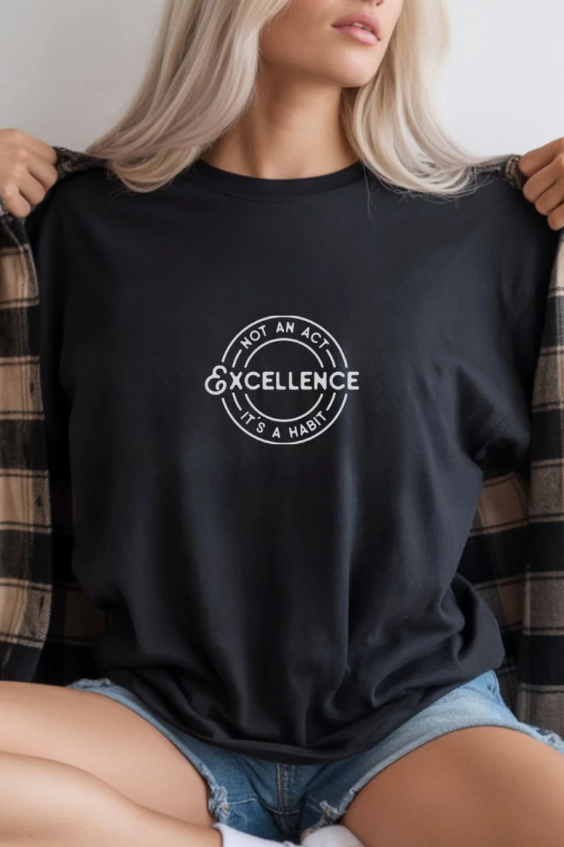 Unisex Oversize 24/1 Penye DTF Baskılı Tişört - DTF299