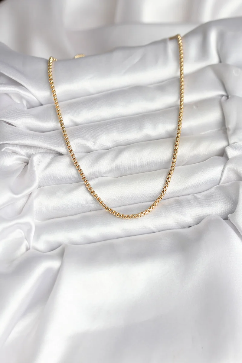 14K Gold Renk Kaplama Zincir Model CM Kadın Kolye