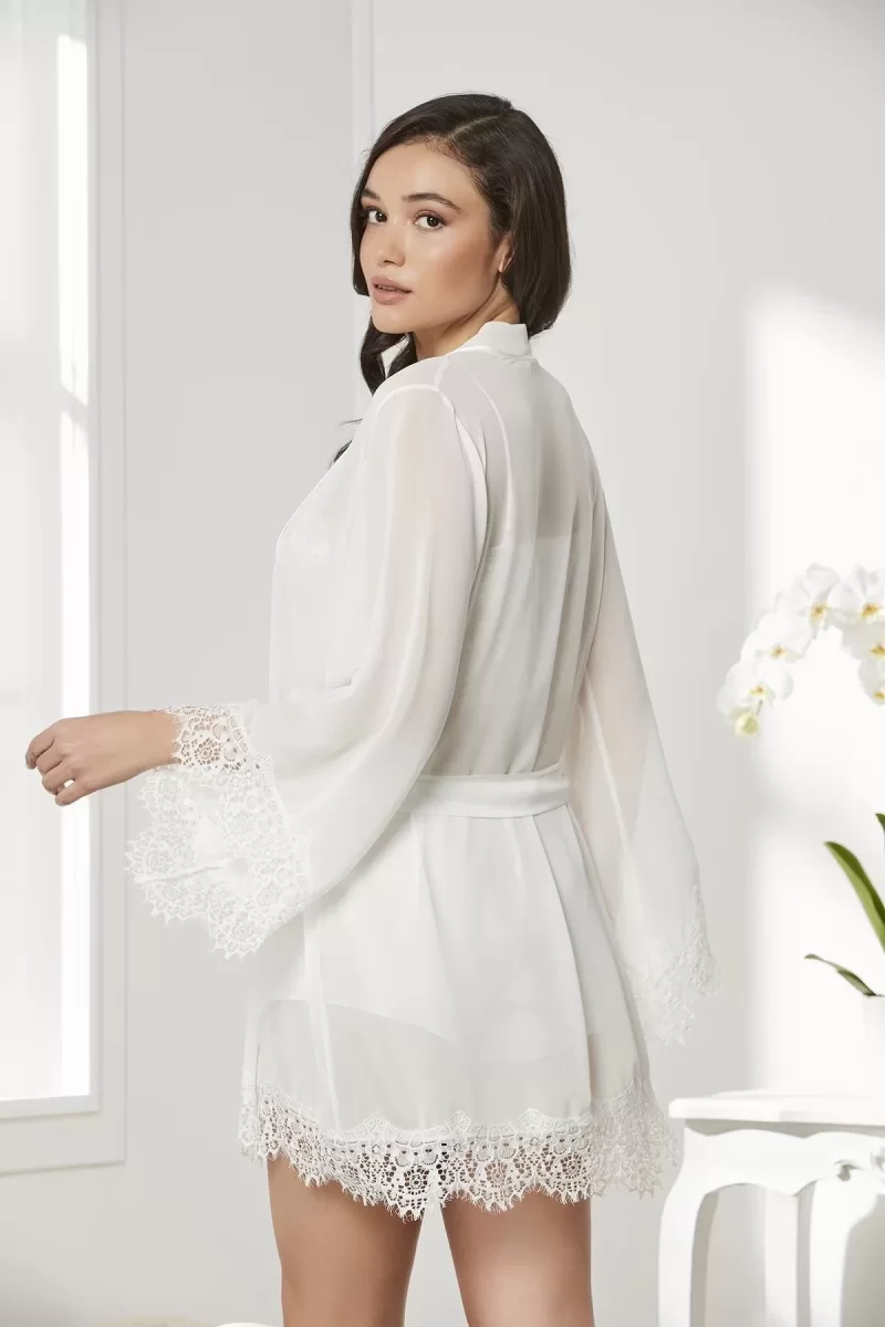 Pierre Cardin 7005 Sabahlıklı Şort Gecelik Takım