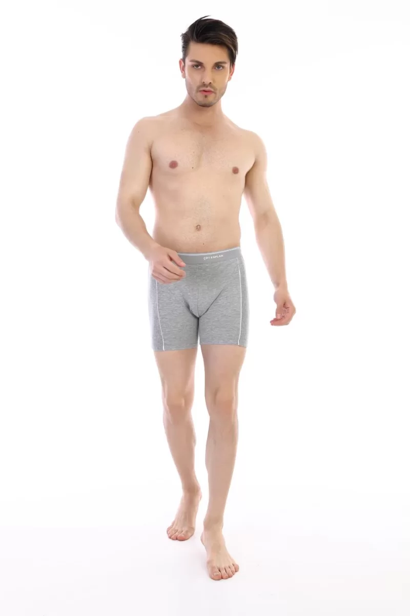 Çift Kaplan 855 Uzun Erkek  Boxer