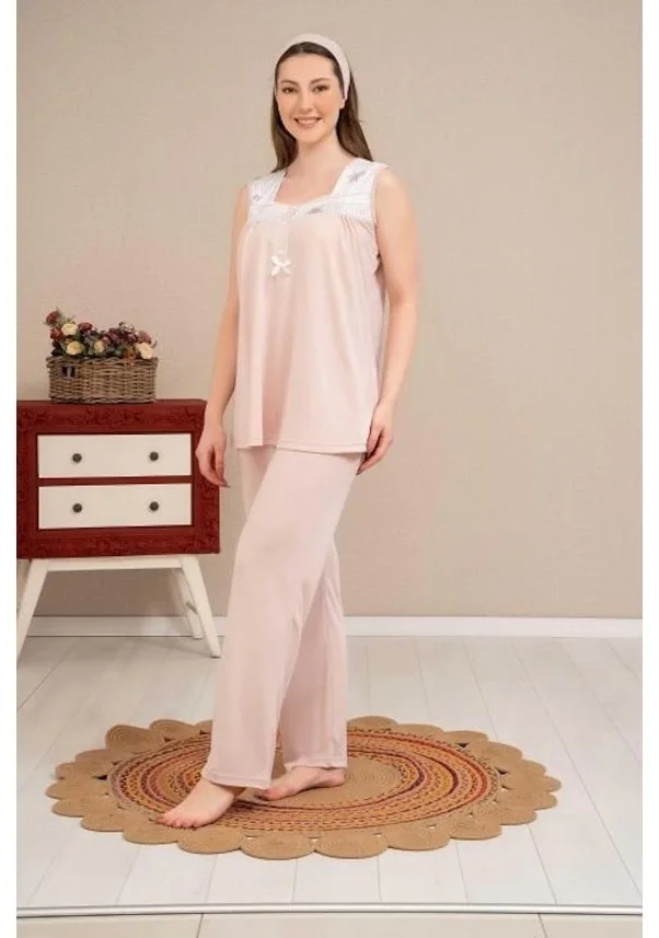 Ba-Ha 4521 Sabahlıklı Lohusa Pijama Takımı