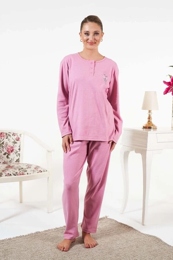 Estiva 25330 İnterlok Şardonlu Pijama Takımı