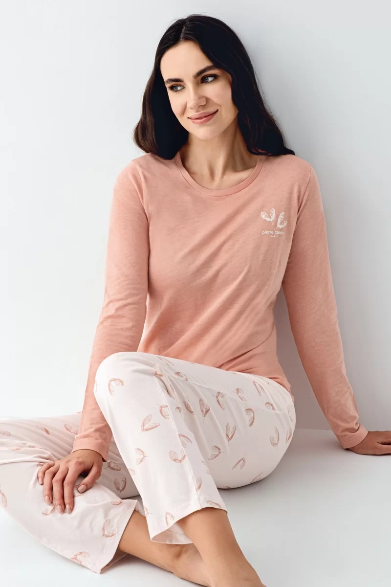 Pierre Cardin 9061-S Kadın Uzun Kol Pijama Takım