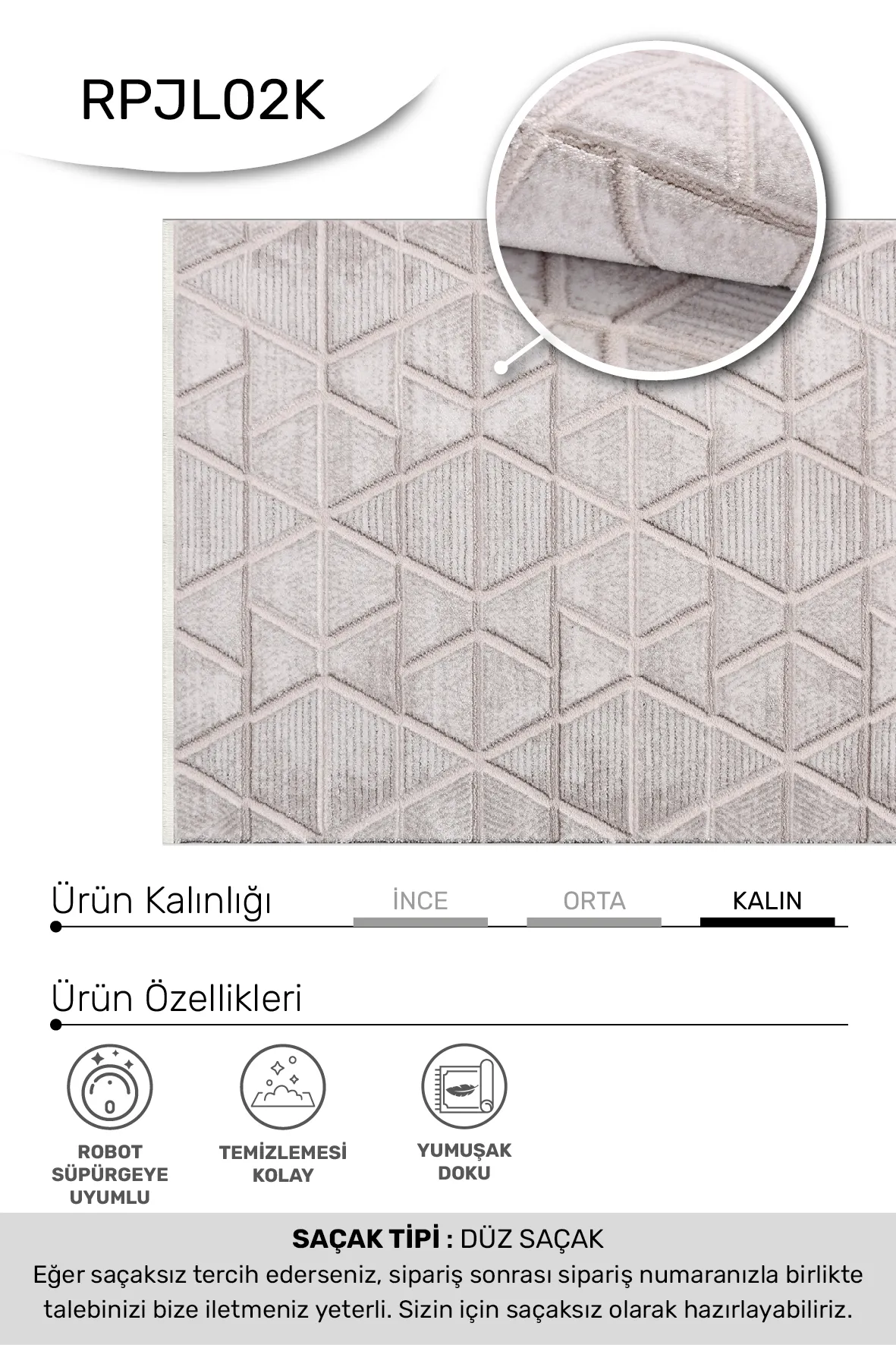 YoudayHomeCollection JALURA Model Halı 80X350