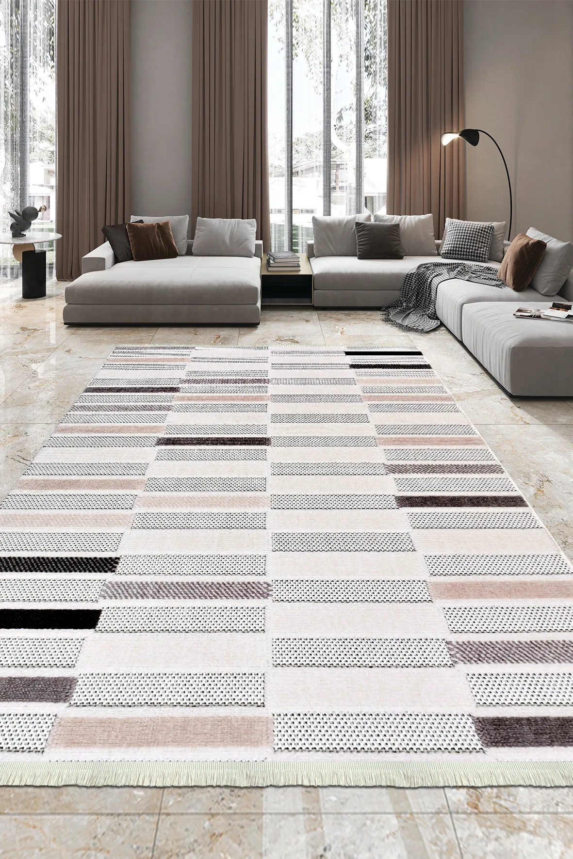 YoudayHomeCollection RİKO Model Halı 100X350