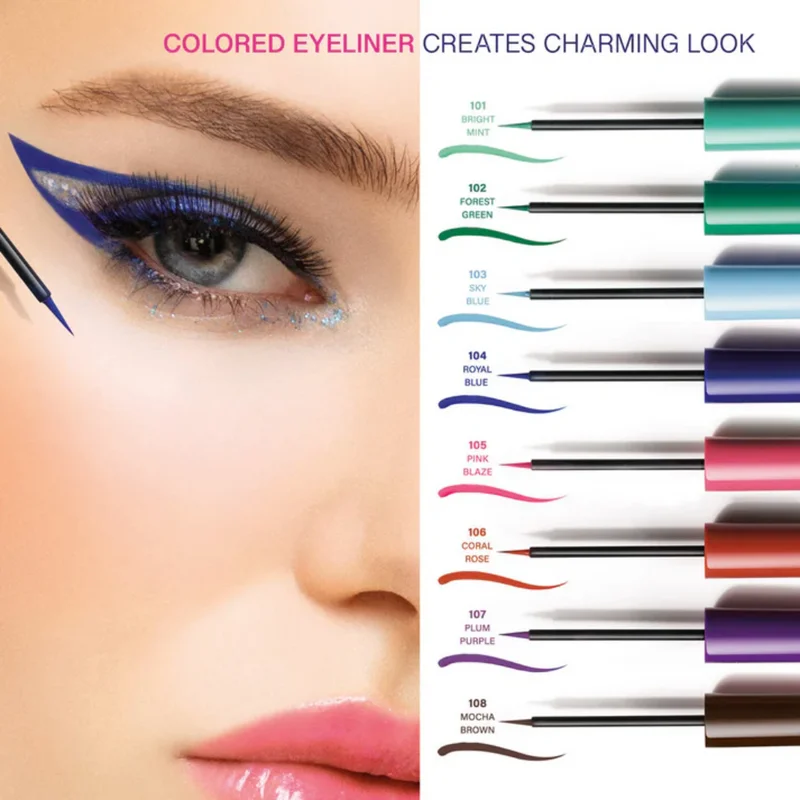Flash Liner Colered Eyeliner No:107 Plum Purple - Renkli Eyeliner