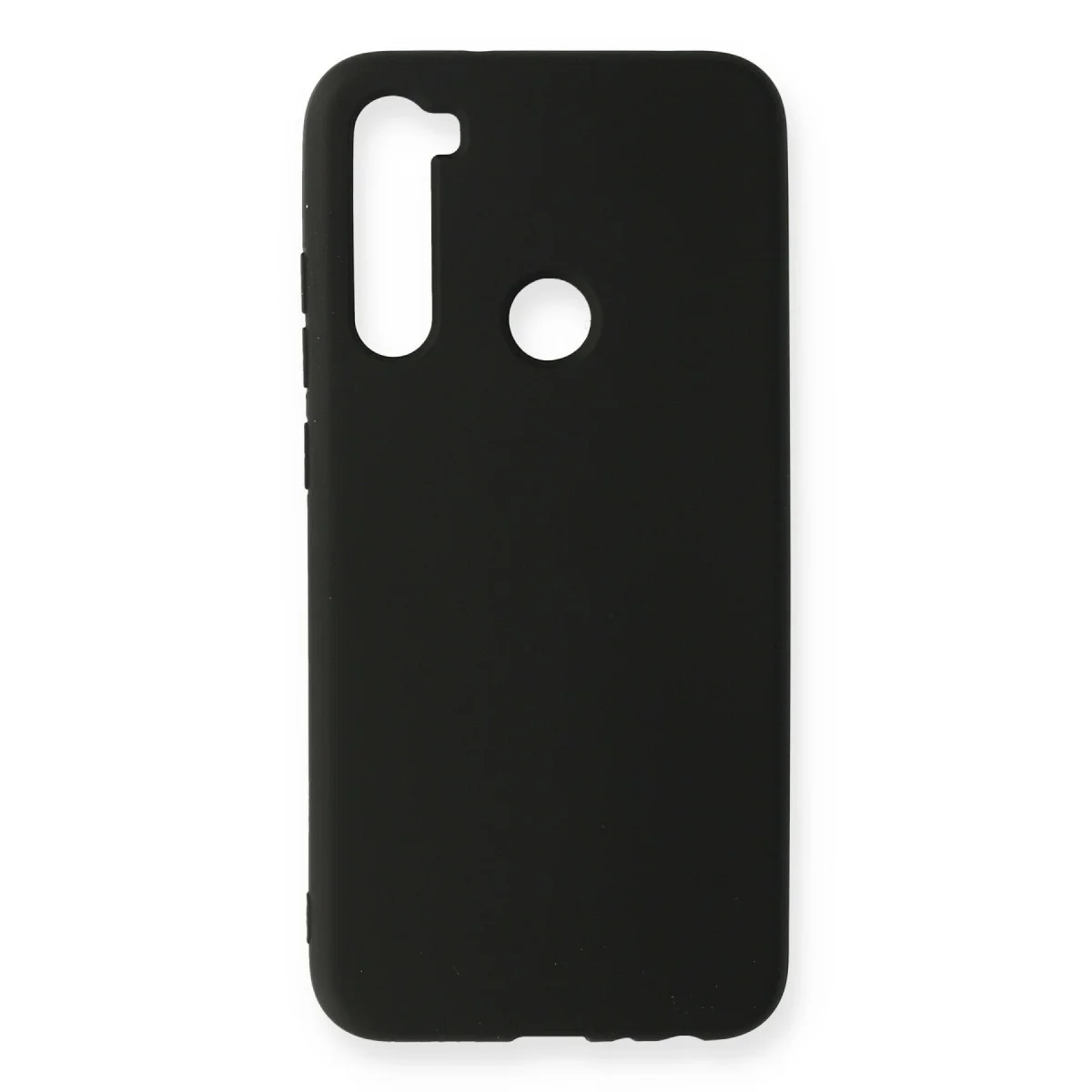 Redmi Note 8 Kılıf Nano içi Kadife Silikon - Siyah