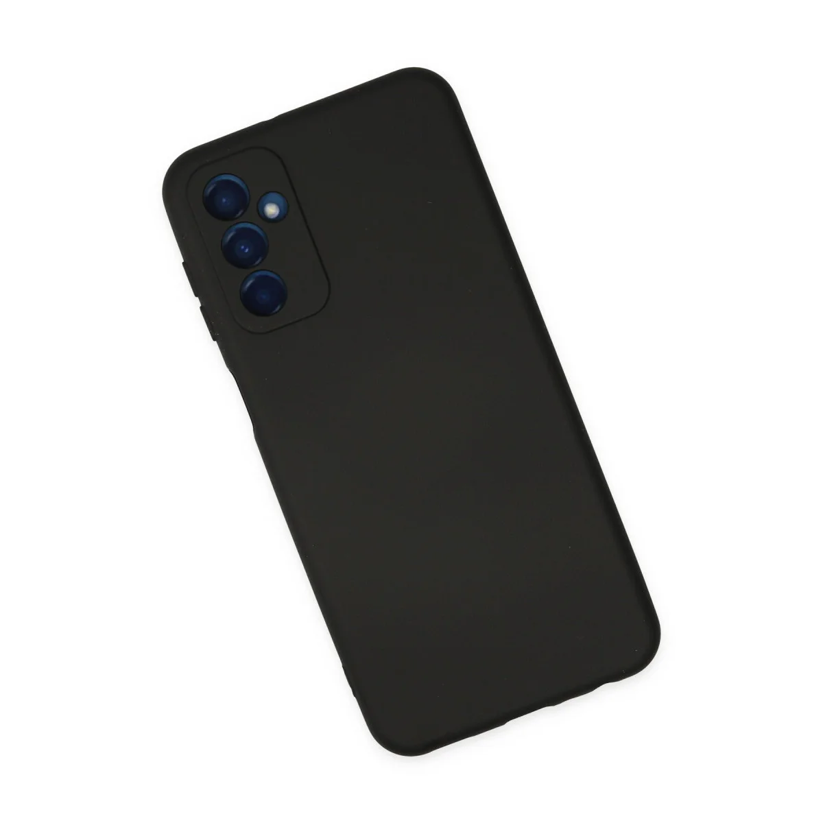 Galaxy M23 Kılıf Nano içi Kadife Silikon - Siyah