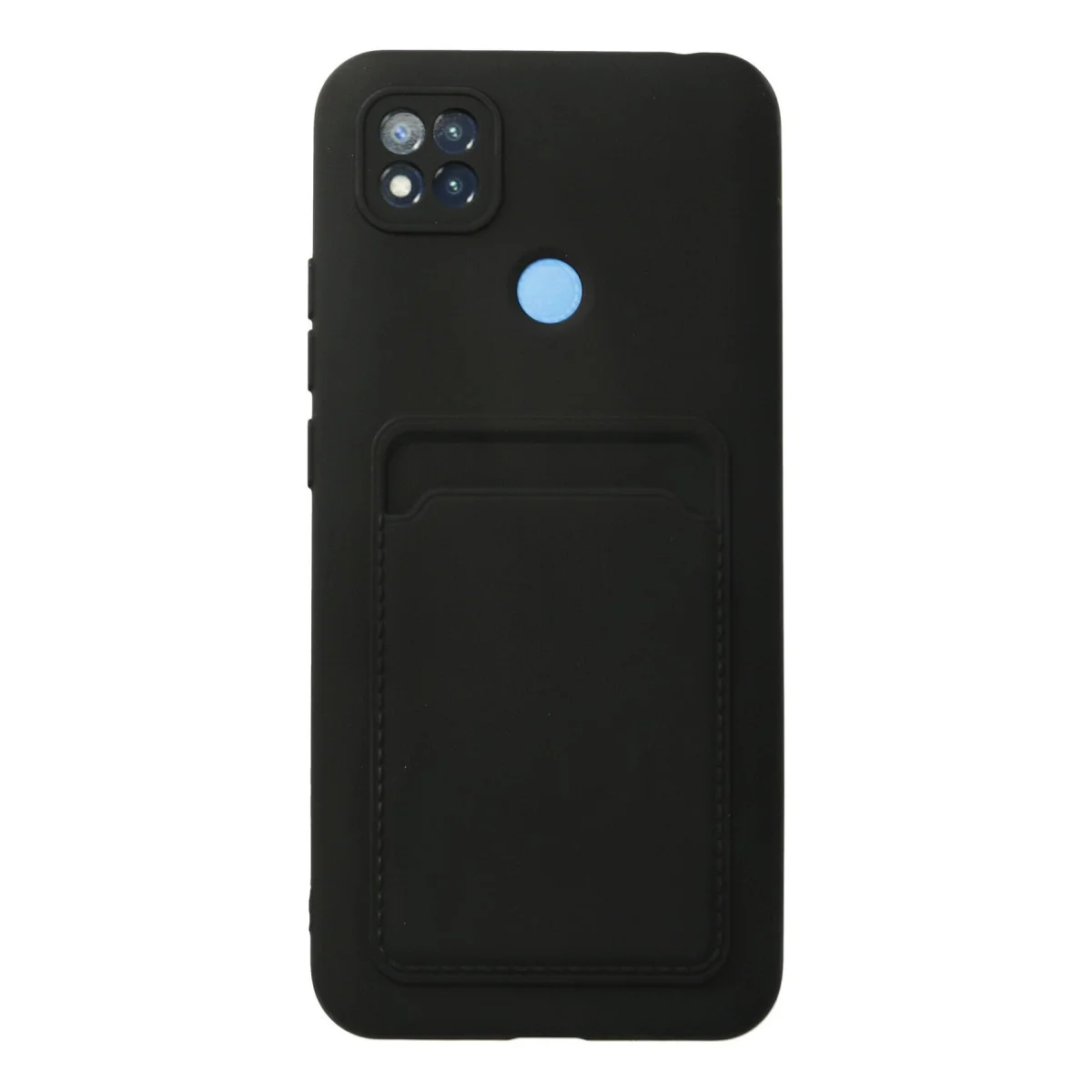 Redmi 9C Kılıf Kelvin Kartvizitli Silikon - Siyah