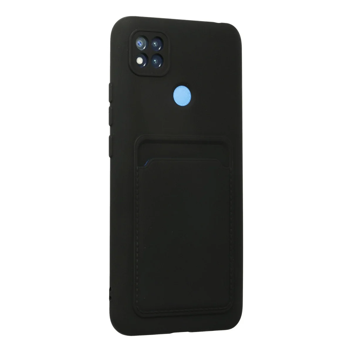 Redmi 9C Kılıf Kelvin Kartvizitli Silikon - Siyah
