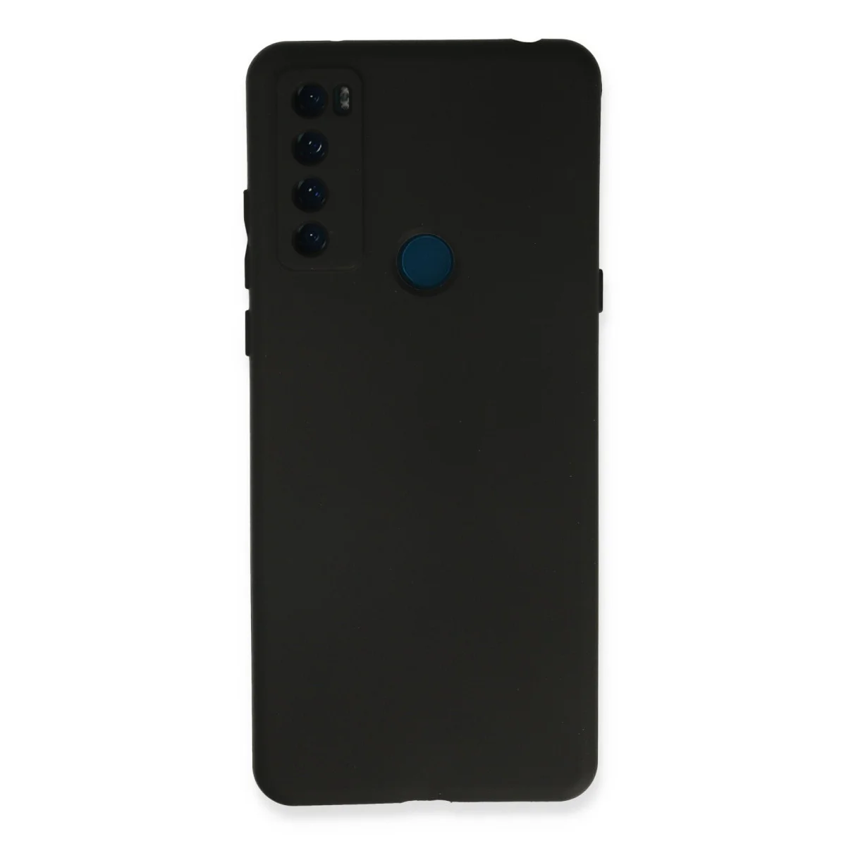 TCL 20 SE Kılıf First Silikon - Siyah