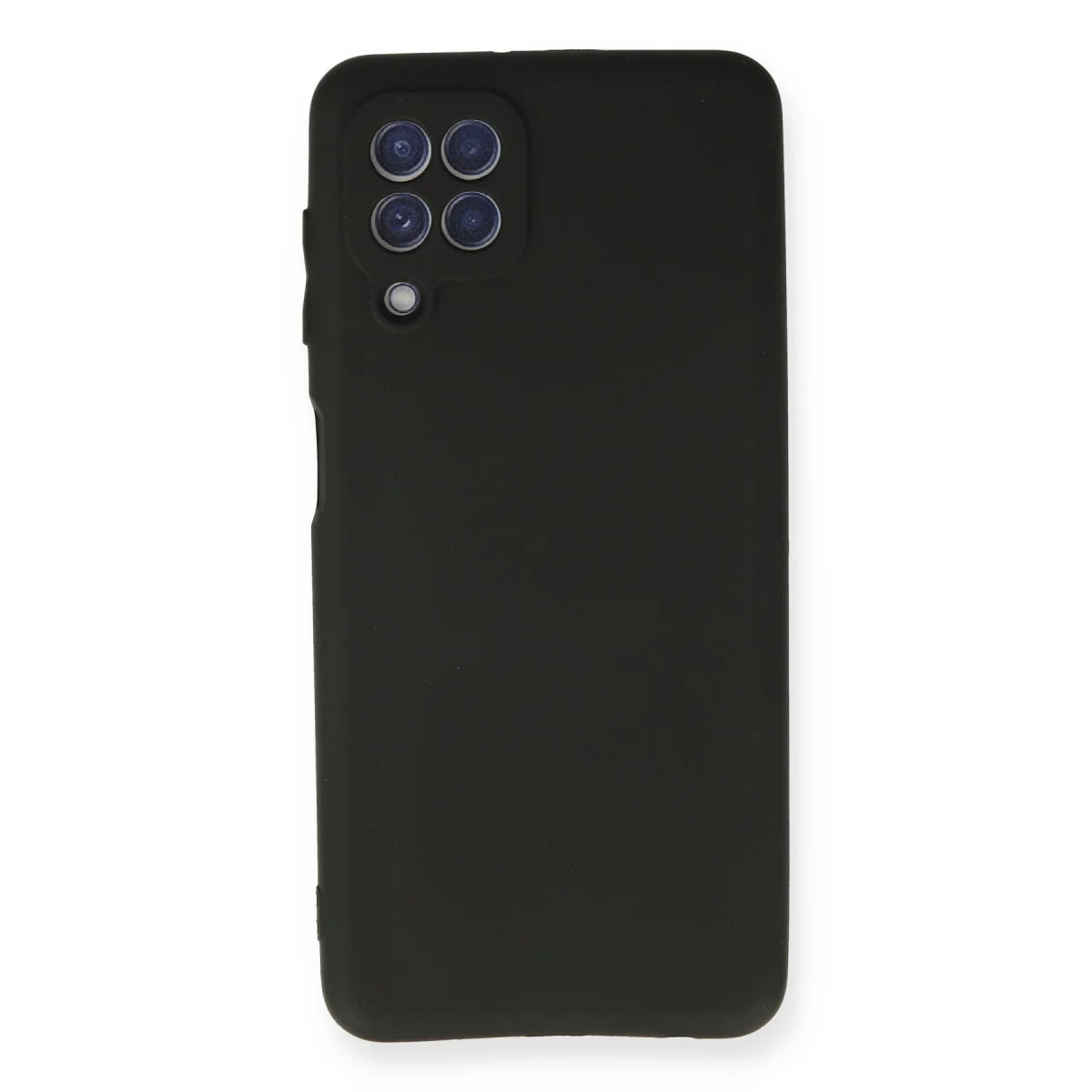 Galaxy A22 Kılıf First Silikon - Siyah