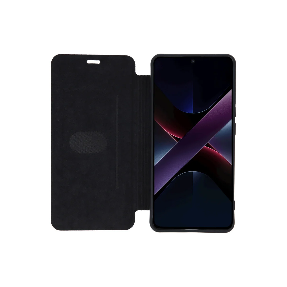 Poco X7 Pro Kılıf Flip Cover - Siyah