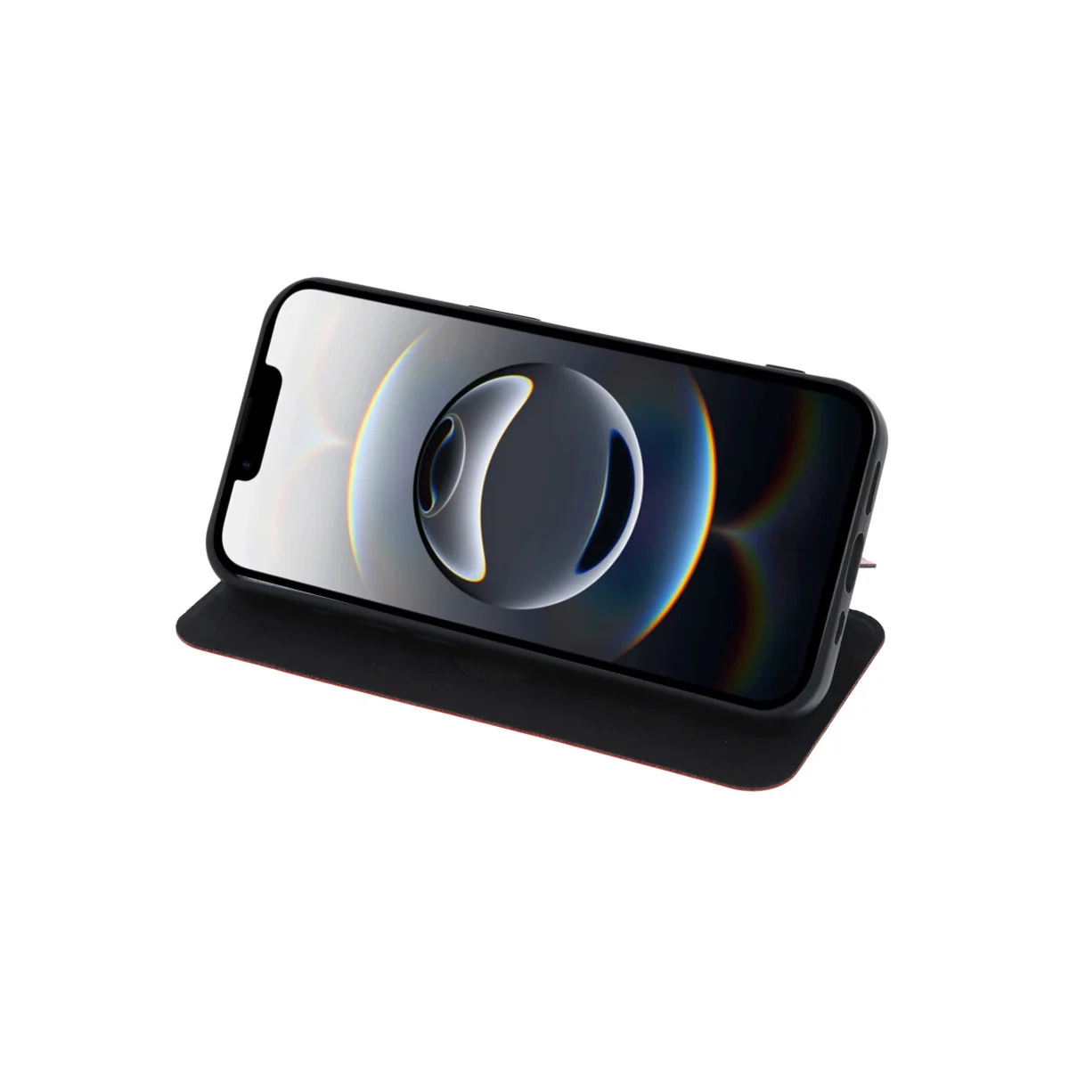iPhone 16E Kılıf Flip Cover - Siyah