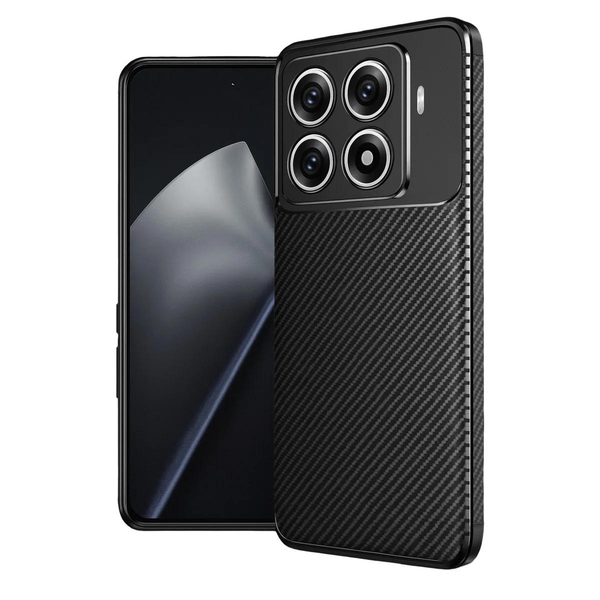 Mi 15T Pro Auto Focus Karbon Kapak - Siyah