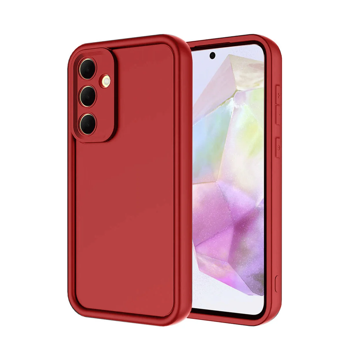 Galaxy A56 Kılıf Viera Silikon - Kırmızı