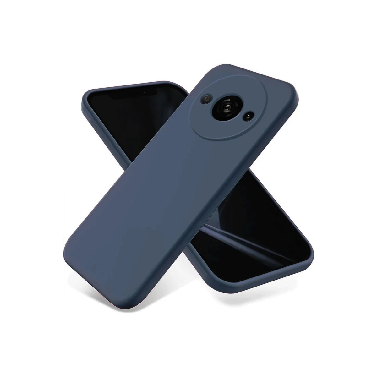 Redmi A3 4G Kılıf First Silikon - Lacivert