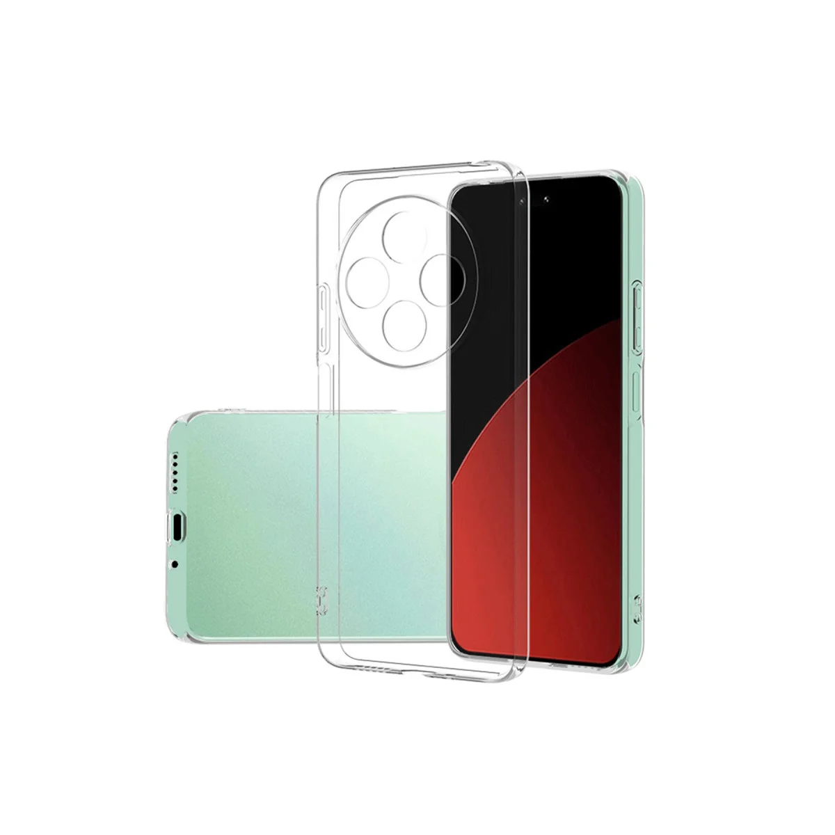 Redmi 14C Kılıf Lüx Şeffaf Silikon