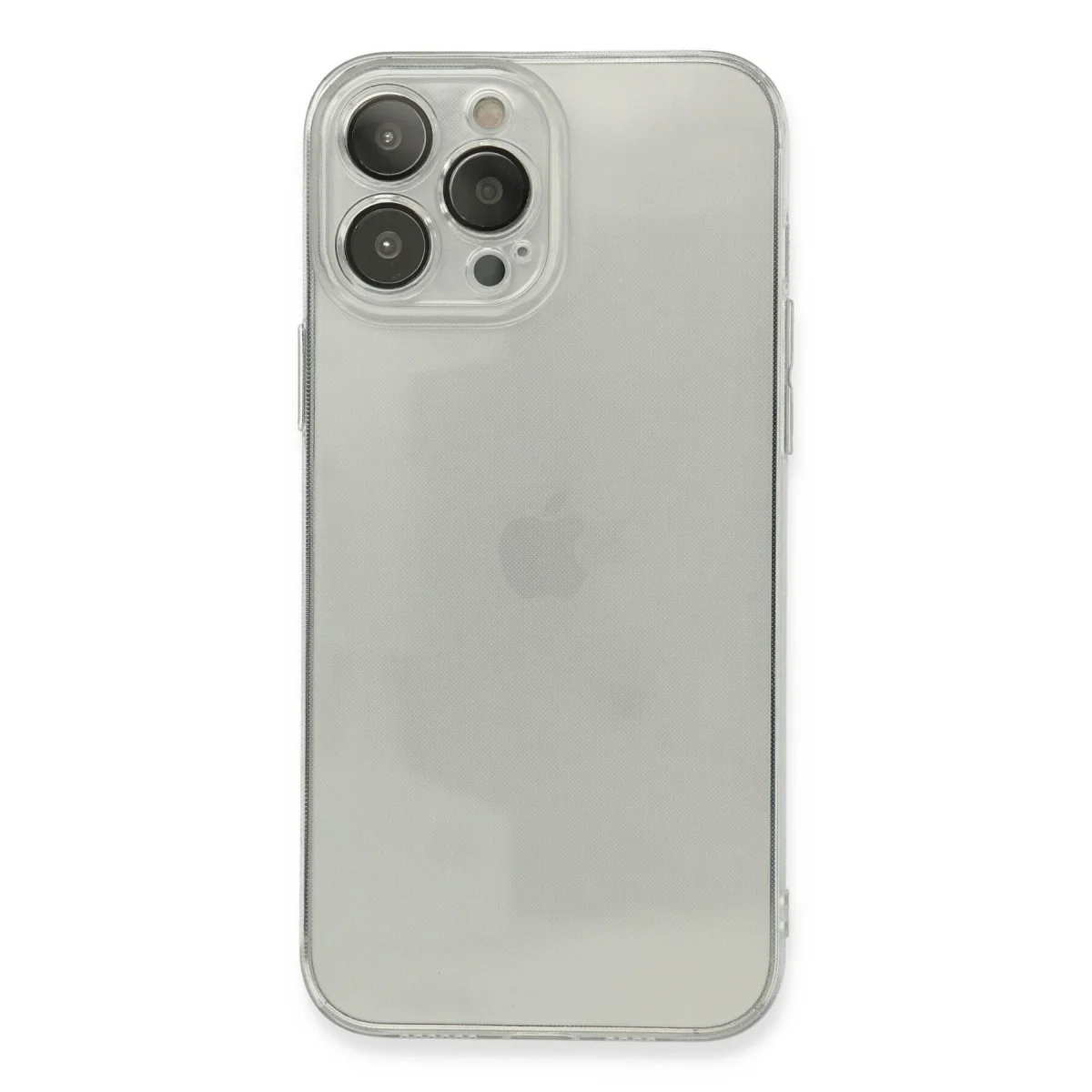 iPhone 13 Pro Max Kılıf Fly Lens Silikon - Şeffaf