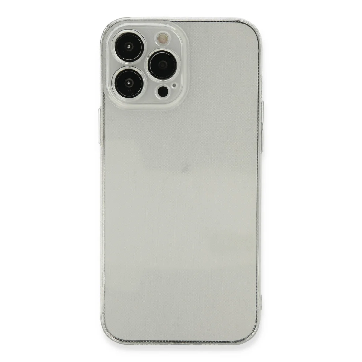 iPhone 13 Pro Max Kılıf Fly Lens Silikon - Şeffaf