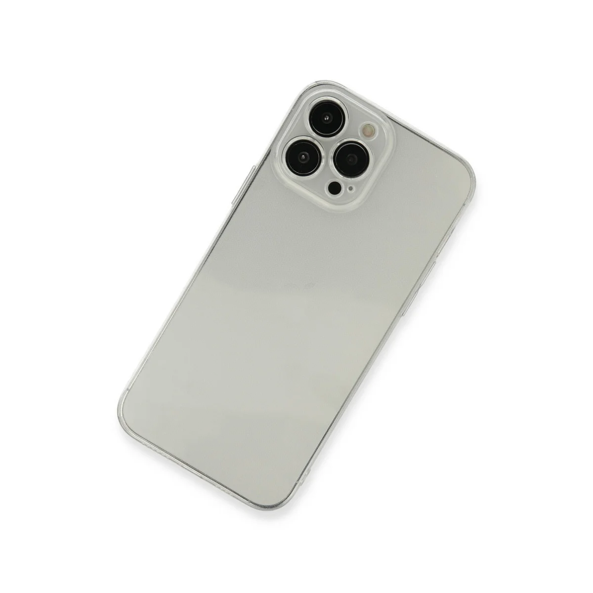 iPhone 13 Pro Max Kılıf Fly Lens Silikon - Şeffaf