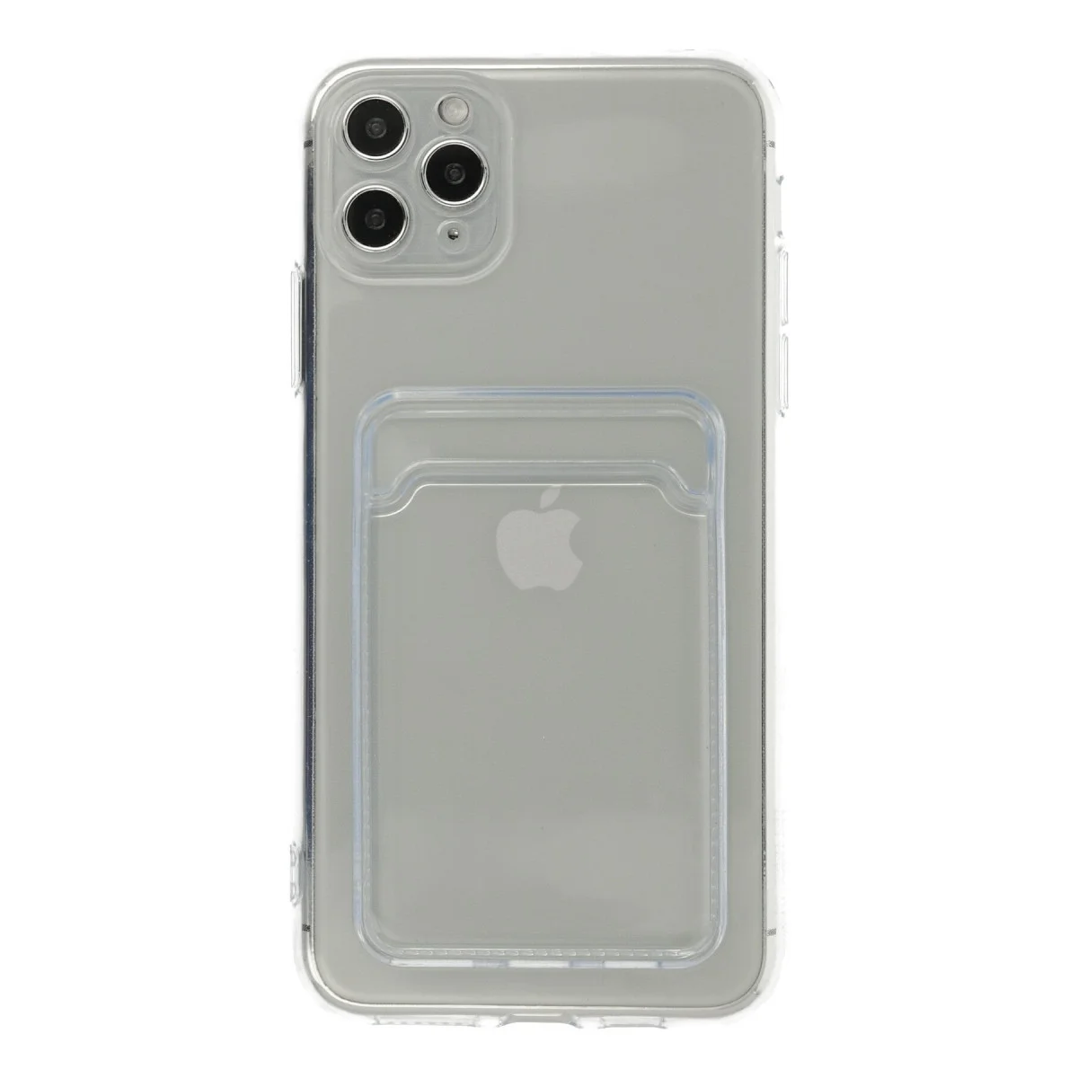 iPhone 11 Pro Max Kılıf Kart Şeffaf Silikon - Şeffaf
