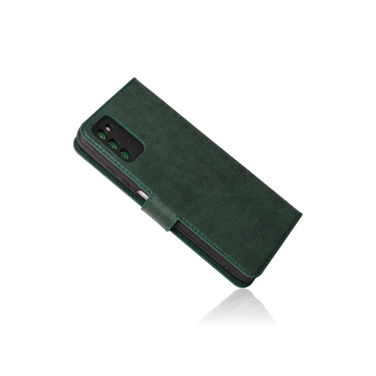 Galaxy A03S Kılıf Trend S Plus Kapaklı Kılıf - Yeşil