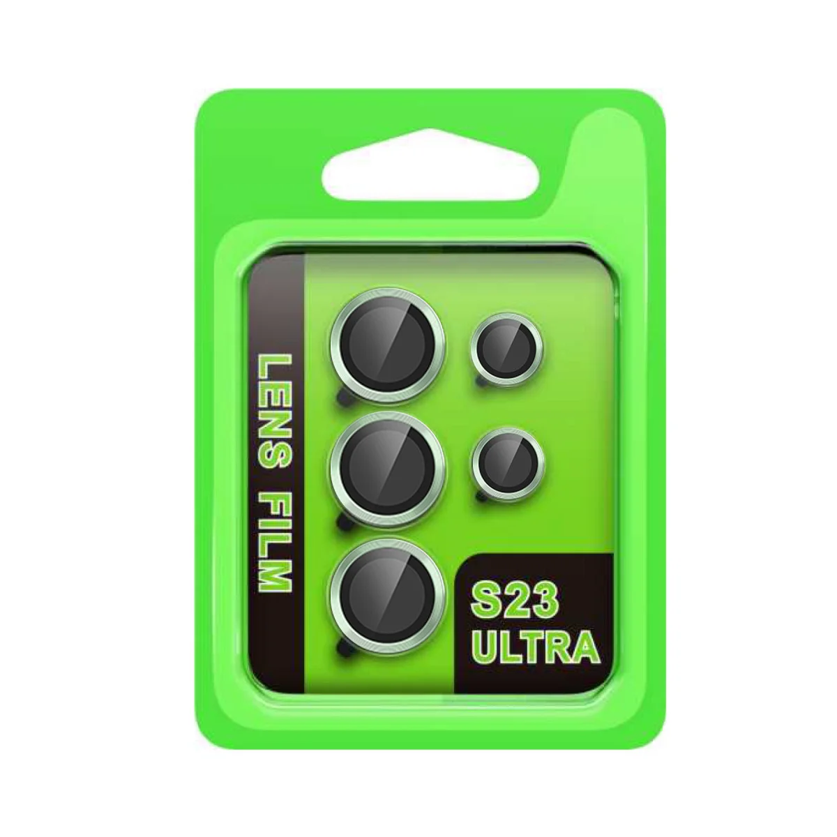 Galaxy S23 Ultra Raze Metal Kamera Lens - Yeşil