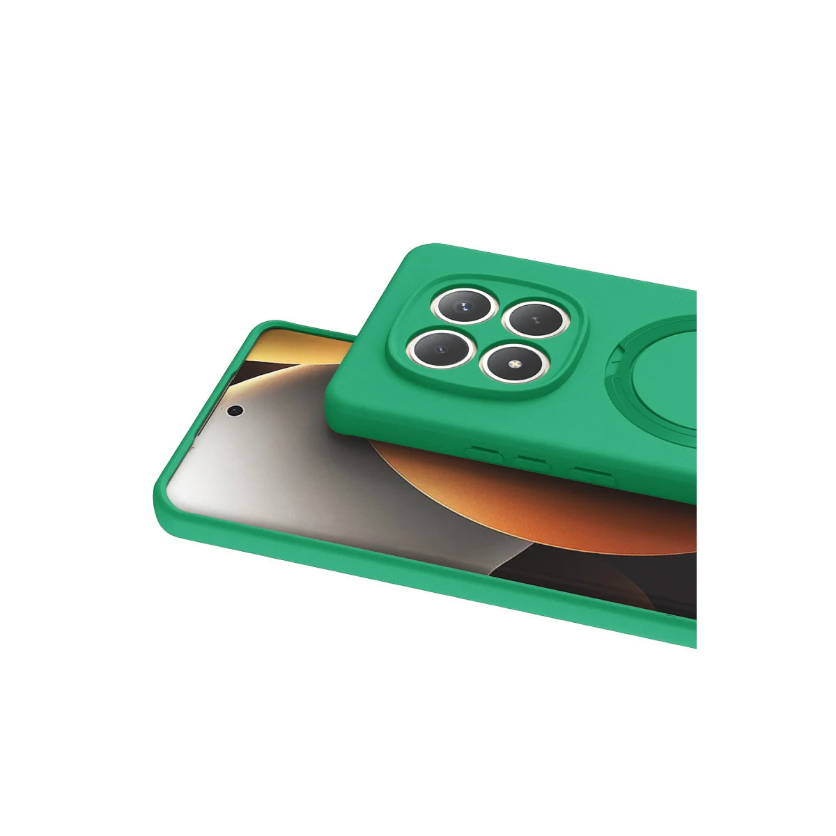 Redmi Note 15 Pro 4G Regal Magsafe Standlı Kapak - Yeşil