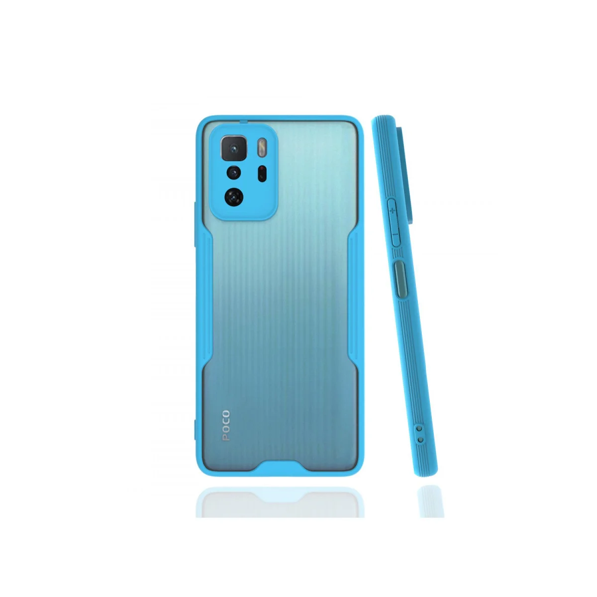 Poco X3 GT Kılıf Platin Silikon - Mavi