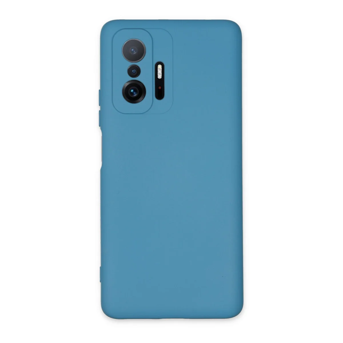 Mi 11T Pro Kılıf Nano içi Kadife Silikon - Mavi