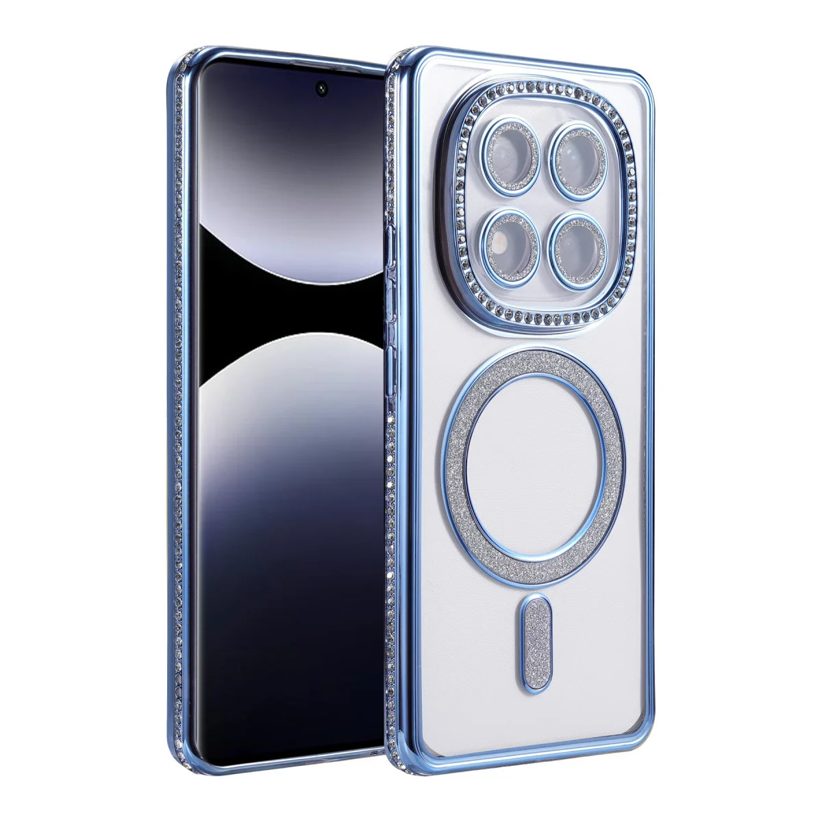 Redmi Note 14 Pro 5G Joke Simli Magneticsafe Kılıf - Mavi