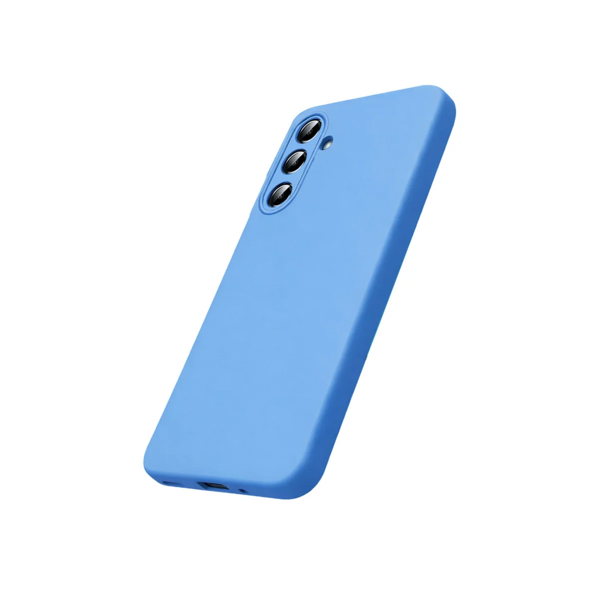 Galaxy S26 Nano içi Kadife Silikon - Mavi