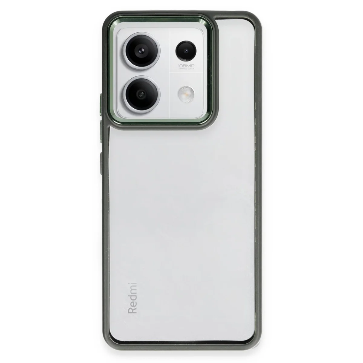 Redmi Note 13 Pro 4G Kılıf Power Silikon - Koyu Yeşil