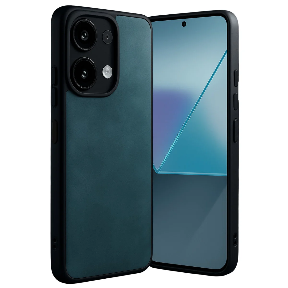 Redmi Note 13 Pro 5G Kılıf Aras Deri Kapak - Koyu Yeşil