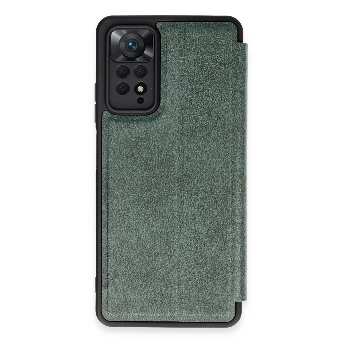 Redmi Note 12 Pro 4G Kılıf Flip Cover - Koyu Yeşil