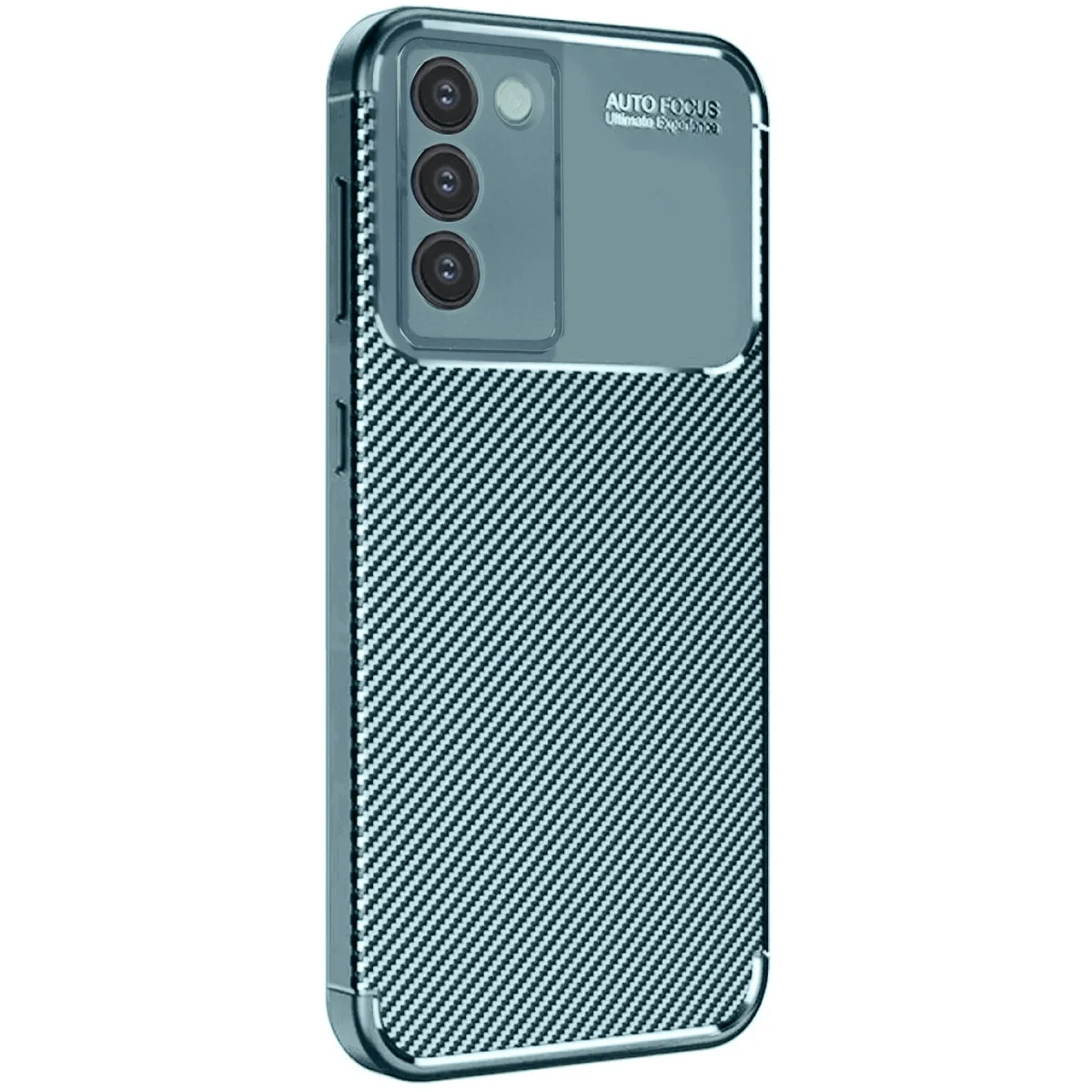 V30 Lite 4G Kılıf Auto Focus Karbon Kapak - Koyu Yeşil