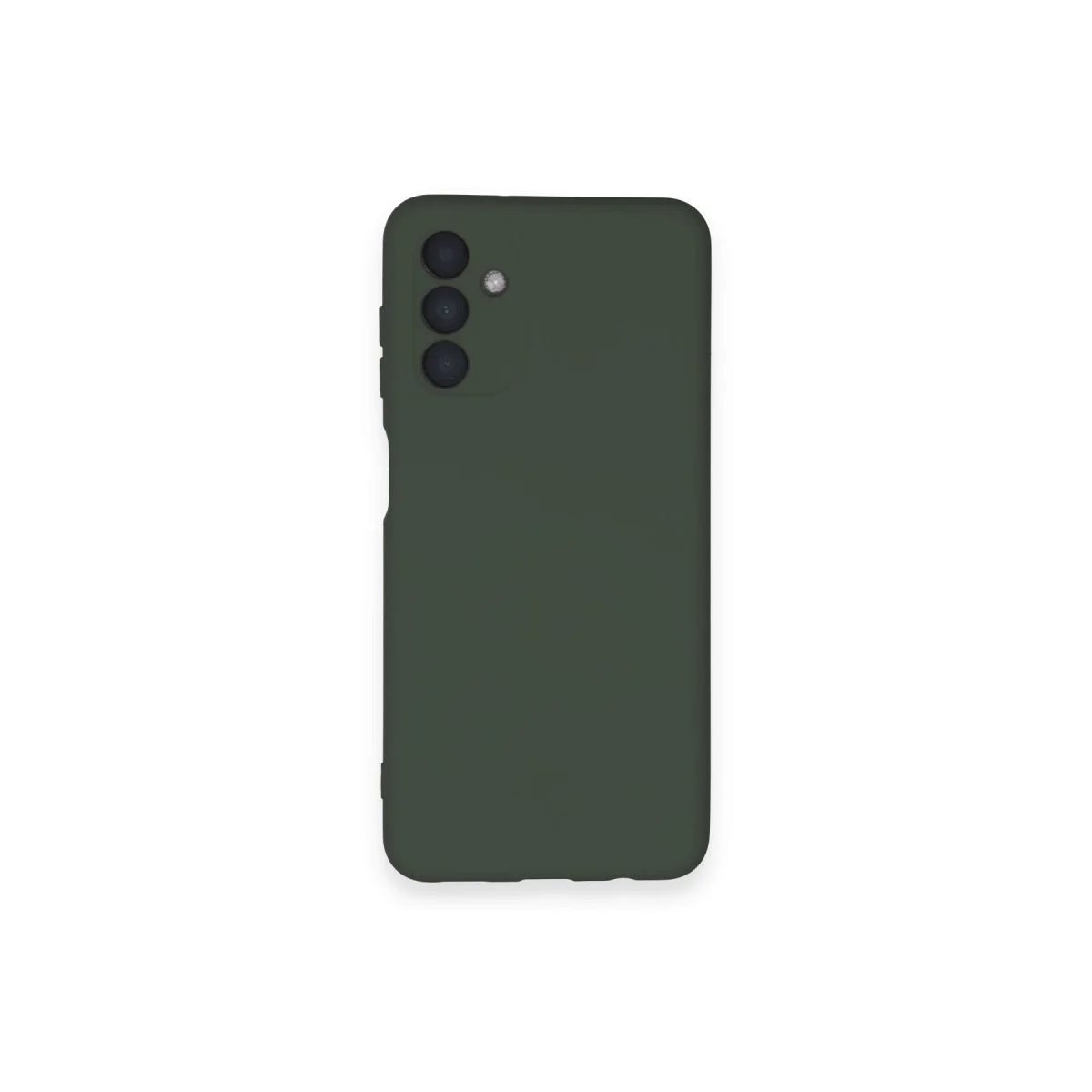 Galaxy A14 4G Kılıf Nano içi Kadife Silikon - Koyu Yeşil